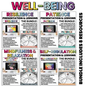 Preview of Resilience & Well-being | Presentations | Lessons | Activities | BUNDLE