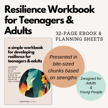 Preview of Resilience Workbook for Teenagers & Adults - Learning to Cope with Challenges