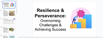 Preview of Resilience and Perseverance Slideshow - Careers