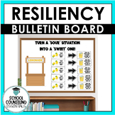 Resiliency Bulletin Board Growth Mindset Counseling includ