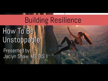 Preview of Resiliency - How to be Unstoppable