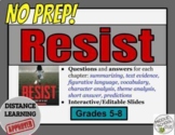 Resist: A story of D-Day (RESIST by Alan Gratz) Questions/