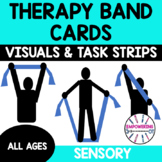Resistance band / Therapy band exercises for sensory, stre