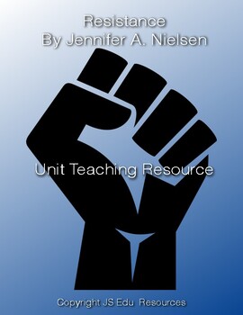 Preview of Resistance by Jennifer A. Nielsen Novel Unit Plan-Great for Distance Learning