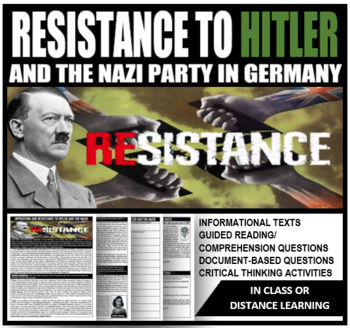 Preview of Resistance to Hitler and the Nazi Regime in Germany