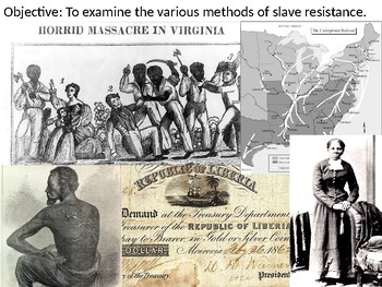Preview of Resisting Slavery PowerPoint Presentation
