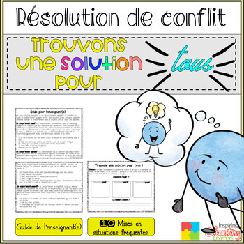Preview of Résolution de conflit-guide & activités / Conflict Resolution Guide & Activities