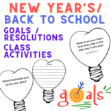 Resolutions, Goal Setting Activities, Crafts - New Year's,