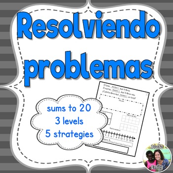 Preview of Spanish Word Problems: Addition to 20 | Bilingual