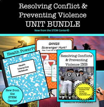 Preview of Resolving Conflict & Preventing Violence - Health Unit Bundle