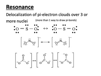 Preview of Resonance, Coordinate Covalent, Ionic Structures & VSEPR Theory