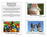 Resonant Voice Therapy Cards