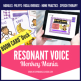 BOOM Cards™ Resonant Voice Therapy Monkey Mania for Speech