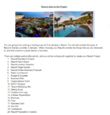 Resort Multimedia Marketing/Business Entrepreneurship Project PBL
