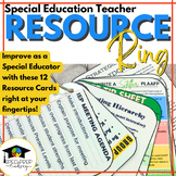 Resource Cards for Special Education Teachers