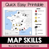 Resource Map Handout Quick Easy Map Skills