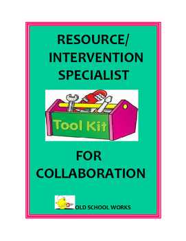 Preview of Resource and Intervention Specialist Tool Kit for Collaboration
