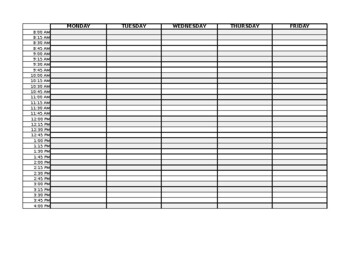 Resource Room Weekly Schedule by Konik s Classroom TPT