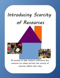 Scarcity Activity & Worksheets | Teachers Pay Teachers