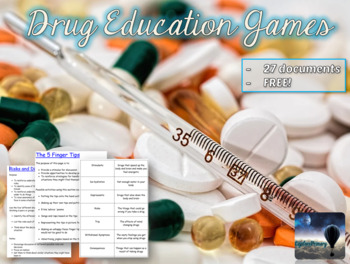 Preview of Resources/Activities/Games for Drugs Education (PSHE)