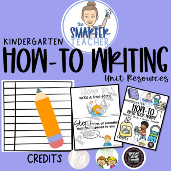 Preview of Resources for Kindergarten How-To Writing Unit