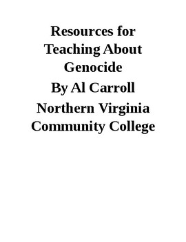Preview of Resources for Teaching About Genocide