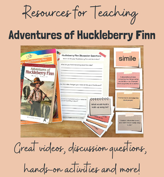 Preview of Resources for Teaching Huckleberry Finn