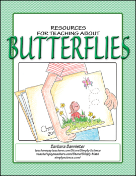 Preview of Butterflies: Activities, Writing, Puzzles, a Word Wall, Math, Art, and More