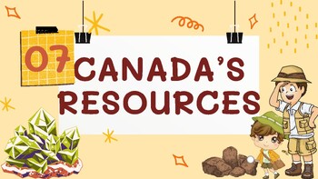 Preview of Canada's Natural Resources - BC Curriculum Grade 5/7