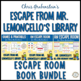 Escape Room Book Bundle for Grabenstein's Mr. Lemoncello Books