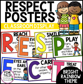 Respect Acrostic Poem Poster Set - Classroom Decor | TPT