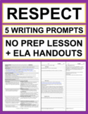Respect Activities | 5 Writing Prompts
