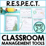 Respect Activities & Classroom Behavior Management Plan | 