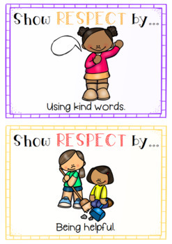 respect activity respect posters by mrs strawberry tpt