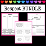 Respect BUNDLE - Sort , Scenario Cards , Reflection Worksheet