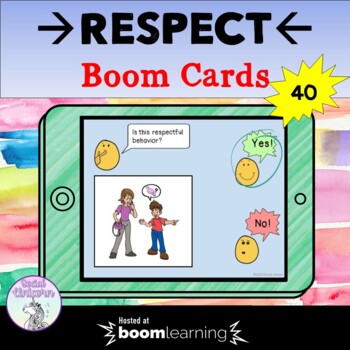 Preview of Respect Boom Cards