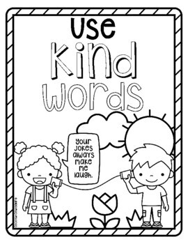 Respect Coloring Pages Character Counts By Coconut Counselor Tpt