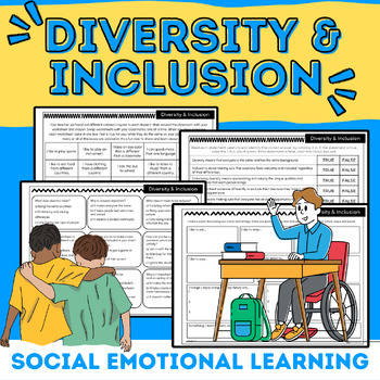 Preview of Diversity, Inclusion, & Respect in the Classroom {SEL or Morning Meeting}