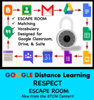 Preview of Respect Escape Room on Google Slides - Distance Learning Friendly