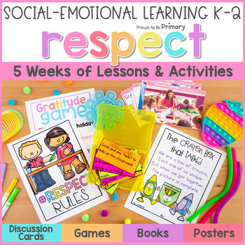 Preview of Respect & Gratitude Activities - Social Emotional Lessons - Character Education