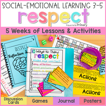 Preview of Respect & Gratitude Social Skills Lessons & SEL Activities - Character Education