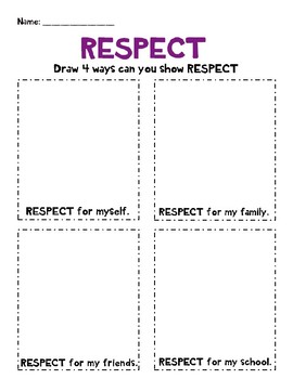ks2 lesson on respect