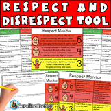 Respect Monitor Visual Chart Teach Respectful vs Disrespec