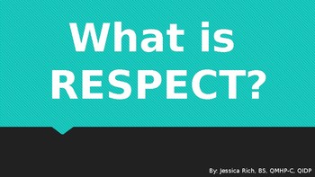 Preview of Respect Powerpoint