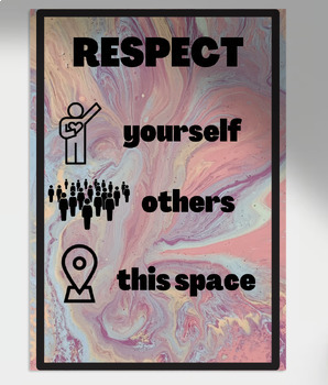 Preview of Respect Self, Others, This Space Posters (Multiple Designs)