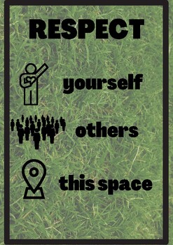 Preview of Respect Self, Others, This Space Poster (PE)