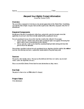 Preview of Respect Your Rights Project