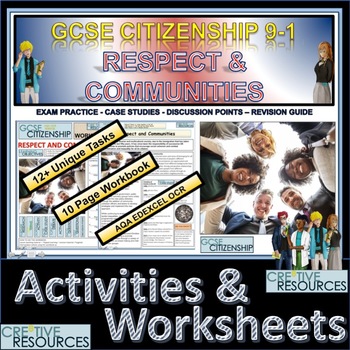 Preview of Respect and Communities Student Work Booklet & Activities