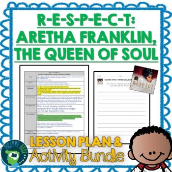 Preview of Respect by Carole Boston Weatherford Lesson Plan and Activities