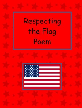 Preview of Respect the Flag Poem